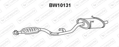 Schalldämpfer hinten Bmw 3 Compact