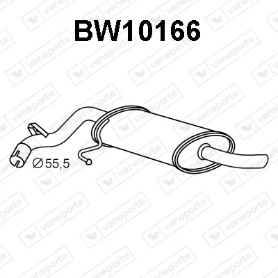 Endschalldämpfer Bmw 1