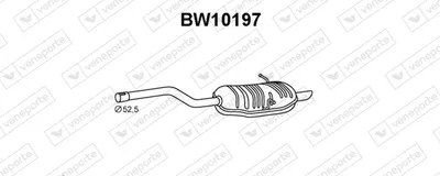 Hintere Schalldämpfer Bmw 3 Touring