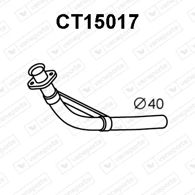 Auspuffrohr Citroën C15 Kastenkörper/MPV · Citroën VISA · Citroën VISA Convertible