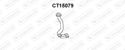 Auspuffrohr Citroën AX · Peugeot 106 I