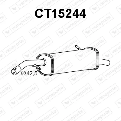 Endschalldämpfer Citroën C3 I · Citroën C3 Pluriel · Citroën C2