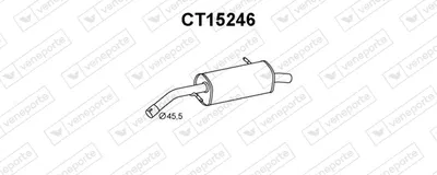 Endschalldämpfer Citroën C3 I · Citroën C3 Pluriel · Citroën C2