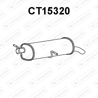 Endschalldämpfer Citroën C4 Coupe · Citroën C4 I · Peugeot 307