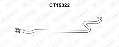 Auspuffrohr Citroën C2