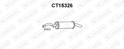 Endschalldämpfer Citroën C3 I · Citroën C3 Pluriel · Peugeot 1007