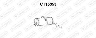 Schalldämpfer hinten Citroën BERLINGO / BERLINGO ERSTE Kastenkörper/MPV · Citroën BERLINGO / BERLINGO ERSTE MPV · Peugeot PARTNER Kastenkörper/MPV