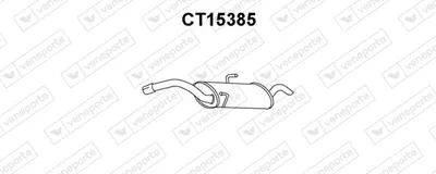 Schalldämpfer hinten Citroën JUMPY I · Citroën JUMPY I Van · Citroën JUMPY I Plattform/Chassis