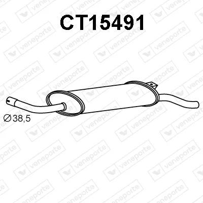 Endschalldämpfer Citroën LNA