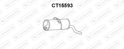 Schalldämpfer hinten Citroën BERLINGO / BERLINGO ERSTE Kastenkörper/MPV · Citroën BERLINGO / BERLINGO ERSTE MPV · Peugeot PARTNER Kastenkörper/MPV