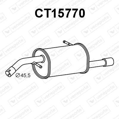 Endschalldämpfer Citroën C3 II · Citroën DS3 · Citroën DS3 Cabrio