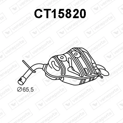 Endschalldämpfer Citroën C5 III · Citroën C5 III Break · Peugeot 407