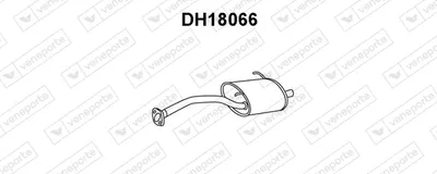 Hinterer Schalldämpfer Daihatsu CHARADE III