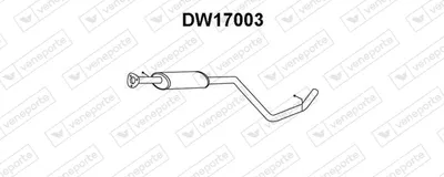 Zentrum Schalldämpfer Daewoo NUBIRA · Daewoo NUBIRA Wagon · Daewoo NUBIRA Saloon