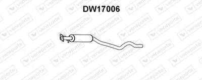Vorne Schalldämpfer Daewoo ESPERO · Daewoo ARANOS