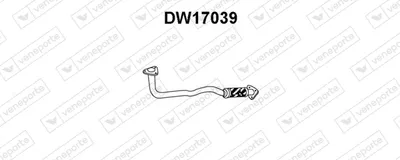 VENEPORT DW17039 Auspuffrohr