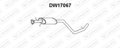 Frontschalldämpfer Daewoo NUBIRA · Daewoo NUBIRA Saloon · Daewoo NUBIRA Kombi