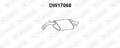 Schalldämpfer Daewoo NUBIRA