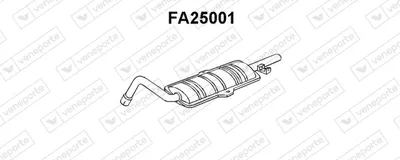 Endschalldämpfer Fiat 124 · Seat 124