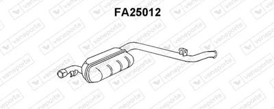Endschalldämpfer Fiat PANDA