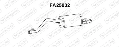 Schalldämpfer hinten Fiat PANDA · Autobianchi Y10