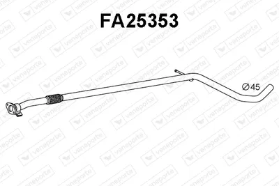 Abgasleitung Fiat PANDA · Fiat PANDA VAN