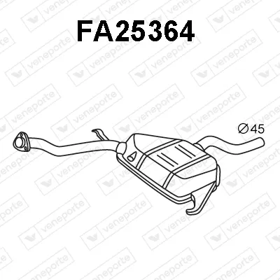 Schalldämpfer Fiat TEMPRA · Fiat TEMPRA S.W. · Lancia DEDRA