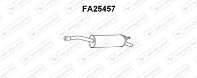 Schalldämpfer hinten Fiat DOBLO MPV · Fiat DOBLO Box Body/MPV