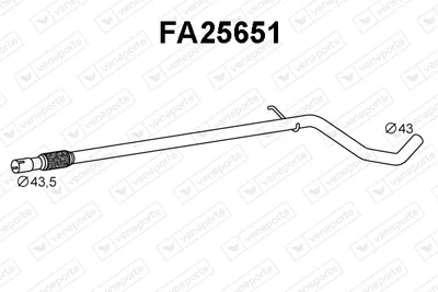 Auspuffrohr Fiat PANDA · Fiat PANDA Hatchback Van