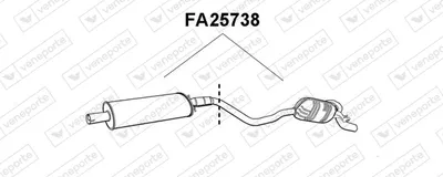Endschalldämpfer Fiat PUNTO