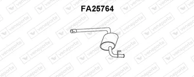 Hinterer Schalldämpfer Fiat FIORINO Kastenkörper/MPV · Fiat FIORINO Abholen