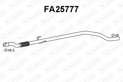 Abgasleitung Fiat GRANDE PUNTO · Fiat PUNTO EVO · Fiat GRANDE PUNTO Van
