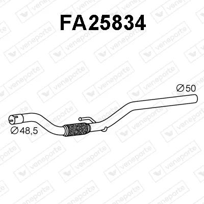 Auspuffrohr Fiat DOBLO MPV · Fiat DOBLO Box Body/MPV