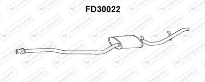 Endschalldämpfer Ford Fiesta II · Ford Fiesta Hatchback Van