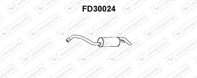 Schalldämpfer hinten Ford ESCORT V Turnier