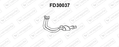 Frontschalldämpfer Ford Fiesta II · Ford Fiesta Hatchback Van