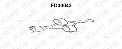 Frontschalldämpfer Ford SCORPIO II · Ford SCORPIO II Turnier