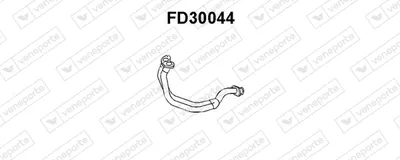 Auspuffrohr Ford FIESTA III · Ford FIESTA Box Body/MPV