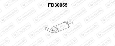 Endschalldämpfer Ford FIESTA III