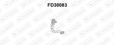Auspuffrohr Ford ESCORT IV Turnier