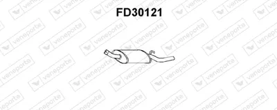 Endschalldämpfer Ford ESCORT IV · Ford ESCORT IV Turnier · Ford ORION II