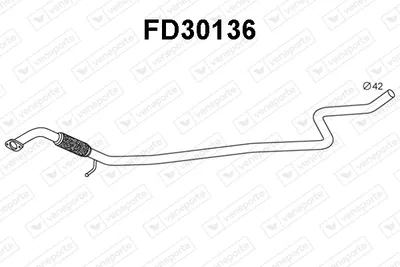 Auspuffrohr Ford FIESTA VI