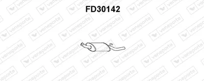 Endschalldämpfer Ford ESCORT IV · Ford ORION II · Ford ESCORT IV Cabrio
