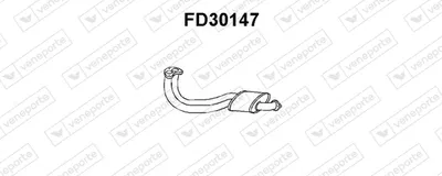 Frontschalldämpfer Ford ESCORT V · Ford ORION III · Ford ESCORT V Cabrio