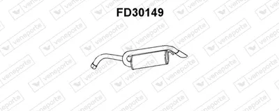 Endschalldämpfer Ford ESCORT V · Ford ESCORT V Cabrio