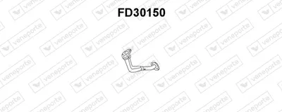 Auspuffrohr Ford FIESTA III