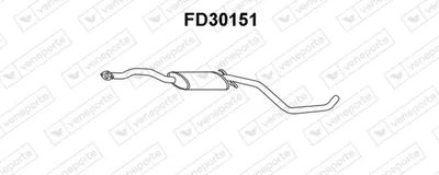 Frontschalldämpfer Ford ESCORT V · Ford ESCORT V Turner · Ford ORION III