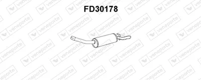 Endschalldämpfer Ford SCORPIO I · Ford SCORPIO I Limousine