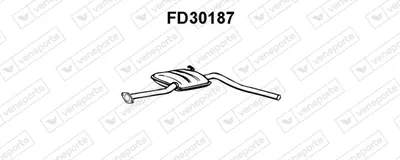 Frontschalldämpfer Ford SIERRA II Rückschlag · Ford SIERRA II · Ford SIERRA II Turnier