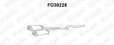 Frontschalldämpfer Ford GRANADA II · Ford GRANADA Turnier